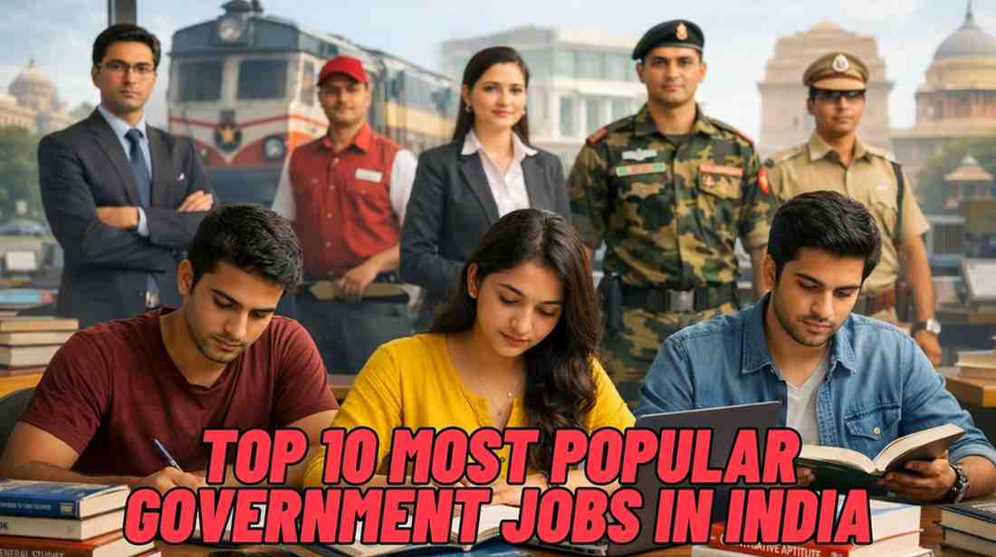 Top 10 Most Popular Government Jobs in India